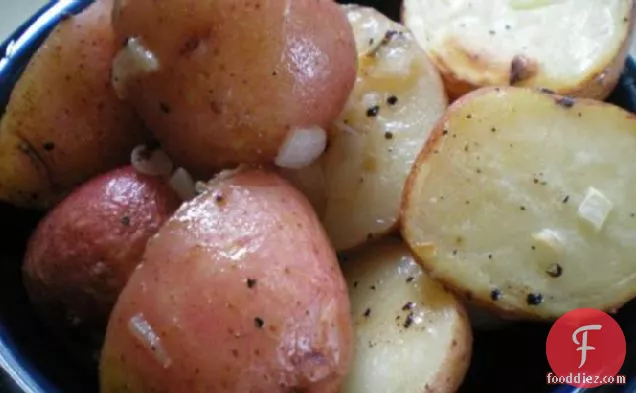 Roasted New Potatoes With Red Onions
