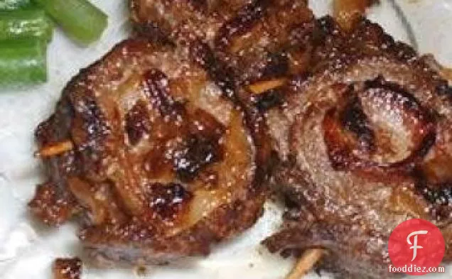 Beef Bacon Rolls