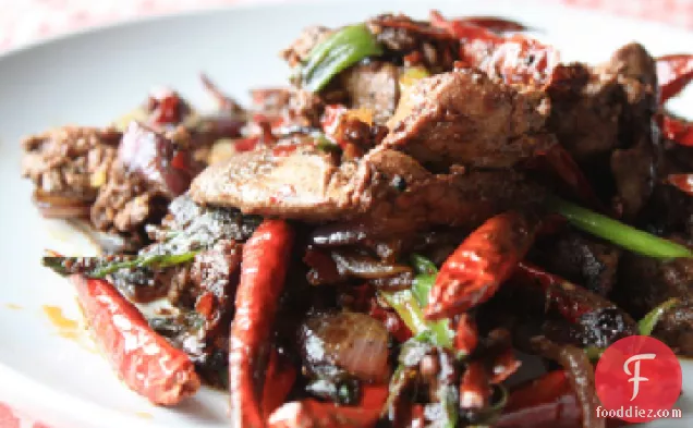 Spicy Stir-Fried Liver and Onions