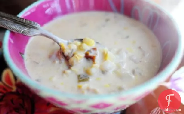 Corn Chowder with Chilies