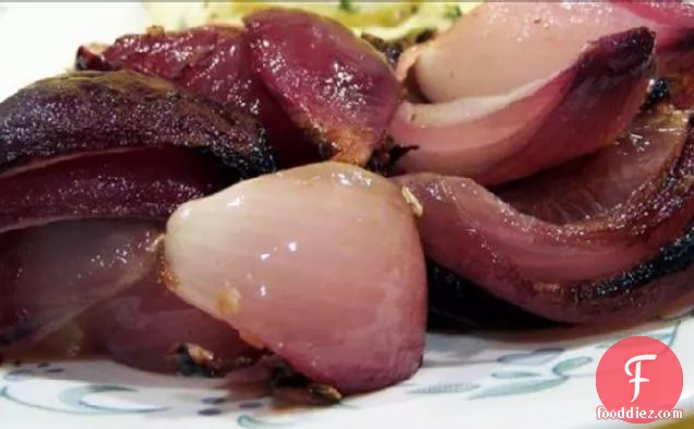 Roasted Red Onions