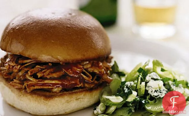 Barbecue Turkey Sandwiches with Celery Salad