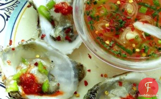 Freshly Shucked Oysters and Sauce Mignonette With a Twist!