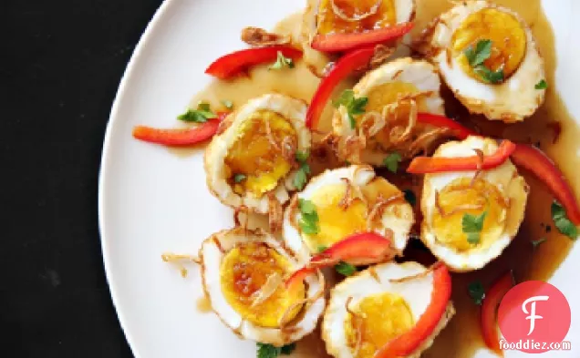Son-in-Law Eggs: Thai Fried Hard-Boiled Eggs in Tamarind Sauce
