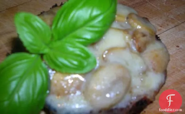 Warm Cheese & Mushroom Toasts