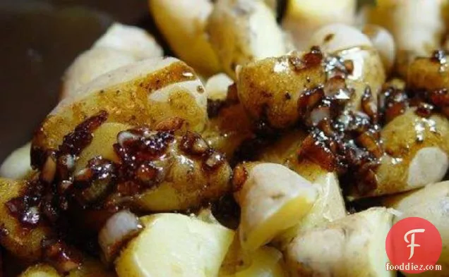New Potatoes With Balsamic and Shallot Butter