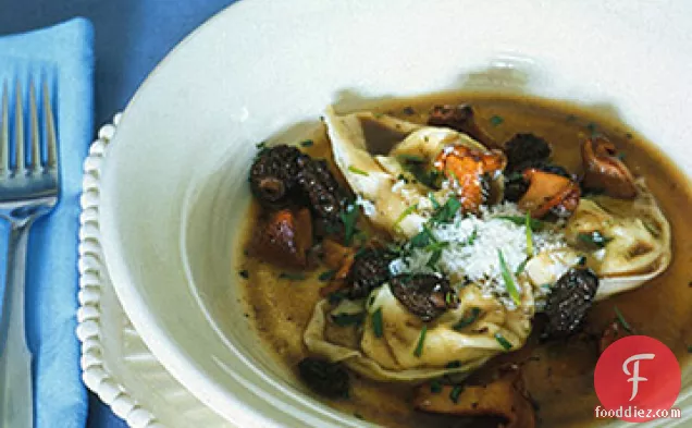 Tortelloni with Morels and Chanterelles