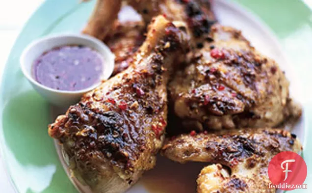 टकीला-ग्लेज़ेड चिकन जलेपीनो के साथ