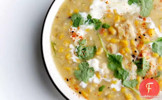 Tempeh & Sweet Corn Soup