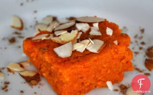 Indian-style Spiced Carrot Bars (Gajar Ka Halwa)