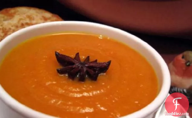 Creamy Carrot Soup With Star Anise