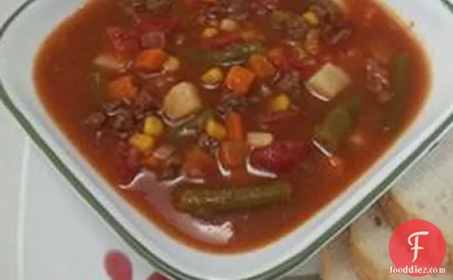 बहुत बढ़िया बीफ सब्जी का सूप