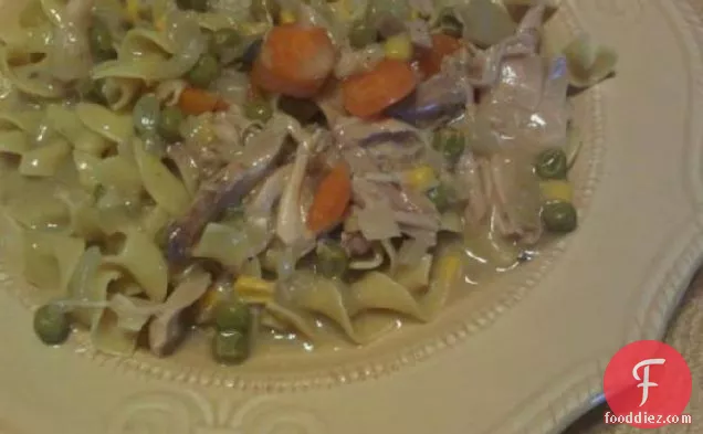 Quickie Chicken and Noodles