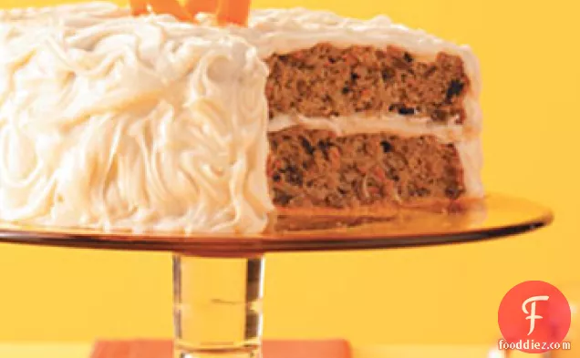 Carrot-Spice Cake with Caramel Frosting