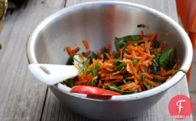Carrot Salad With Olives, Honey and Cumin