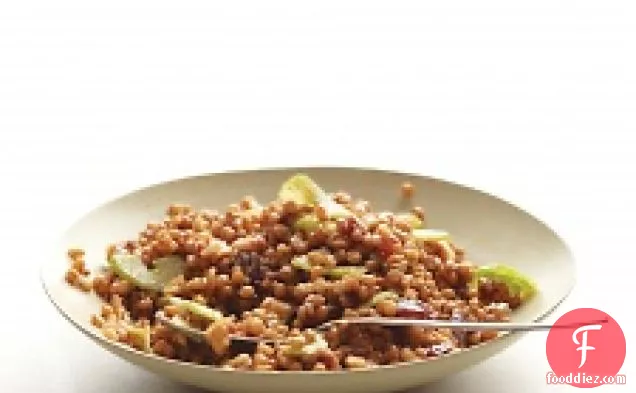 Wheat Berry Salad With Walnuts, Dates, And Celery