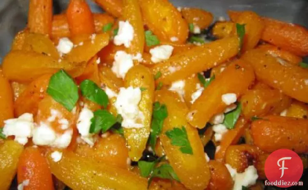 Roasted Carrots With Feta