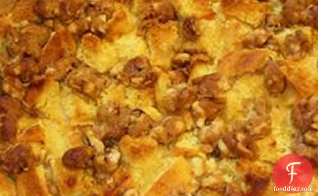 Sweet Potato, Pear and Pineapple Bread Pudding