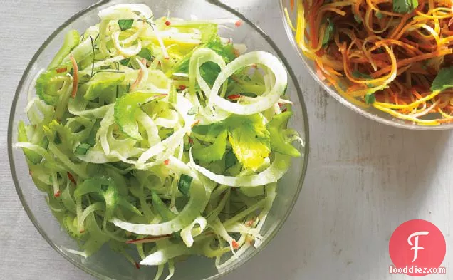 Celery, Apple, And Fennel Slaw