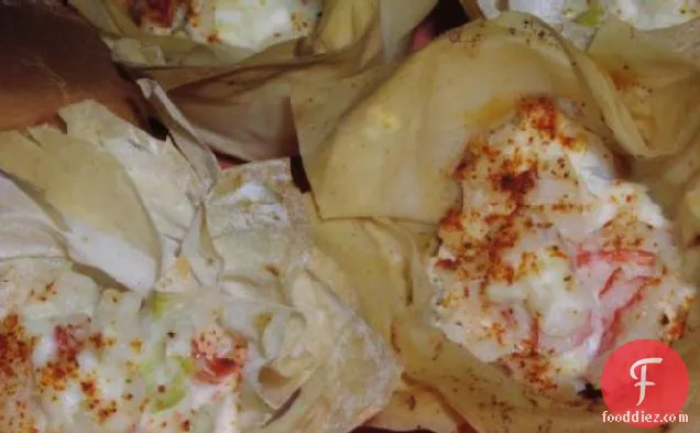 Crab Phyllo Cup Tartlets