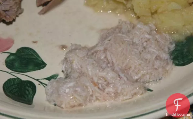 Kartoffelpuree Meerrettich (Mashed Potatoes With Horseradish Cre