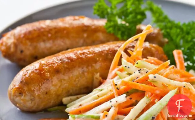 Chicken Sausage With Apple Slaw Recipe