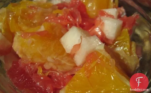 Jicama Citrus Salad With Sangria Dressing