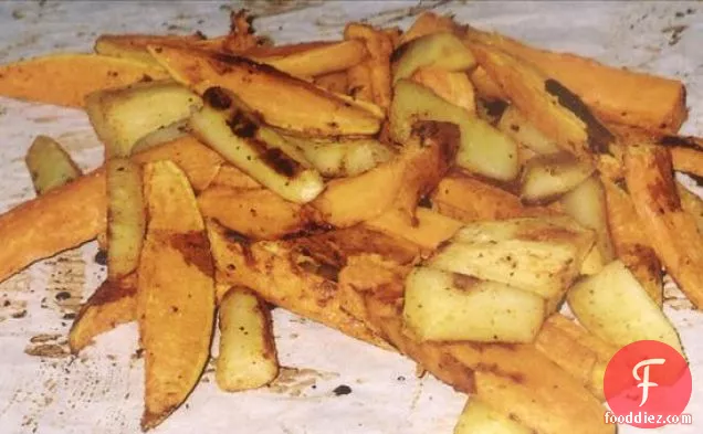 Parsnip & Sweet Potatoes Roasted