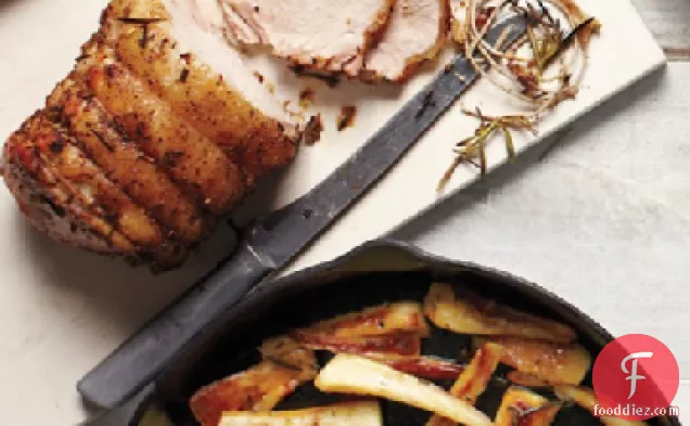 Pork Roast with Caramelized Parsnips