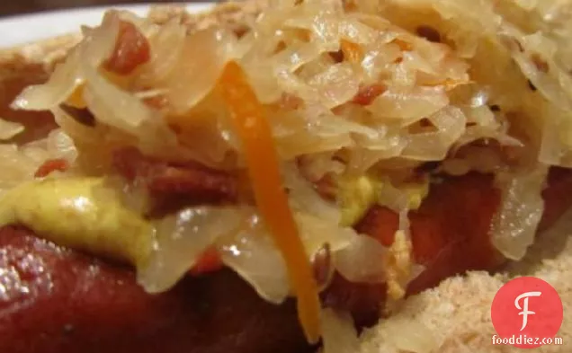 Sauerkraut With Bacon, Potato and Caraway