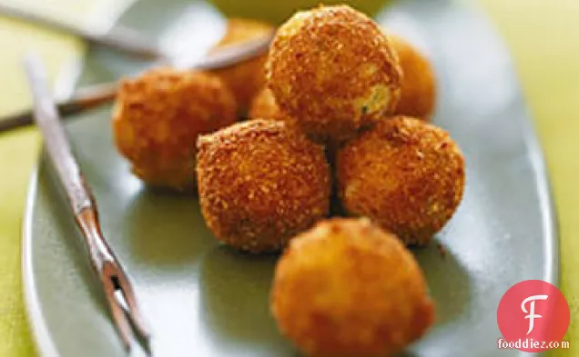 Potato Croquetas with Saffron Alioli