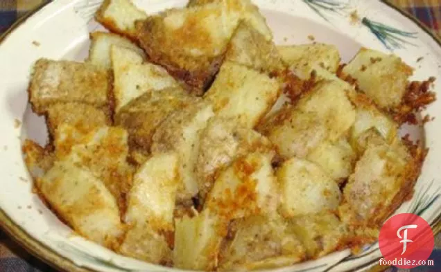 Breaded Baked Parmesan Potatoes