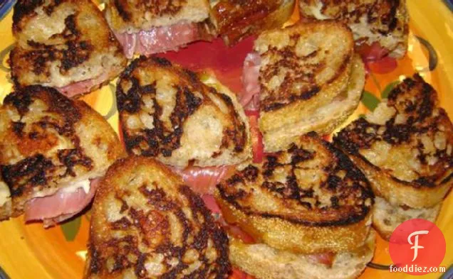 Grilled Brie and Fig Sandwiches With Sweet Potato Fries