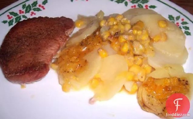 Scalloped Potatoes & Corn Casserole