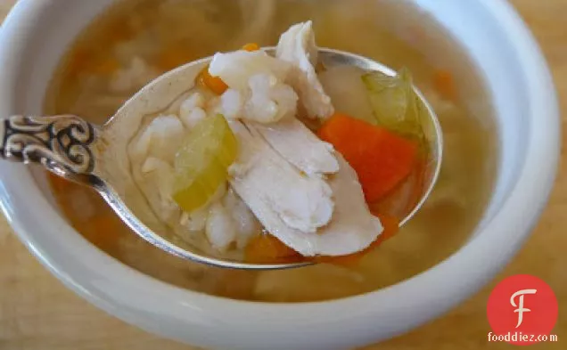 Classic Chicken Soup With Rice