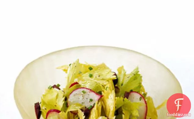 Celery, Radish, and Olive Salad