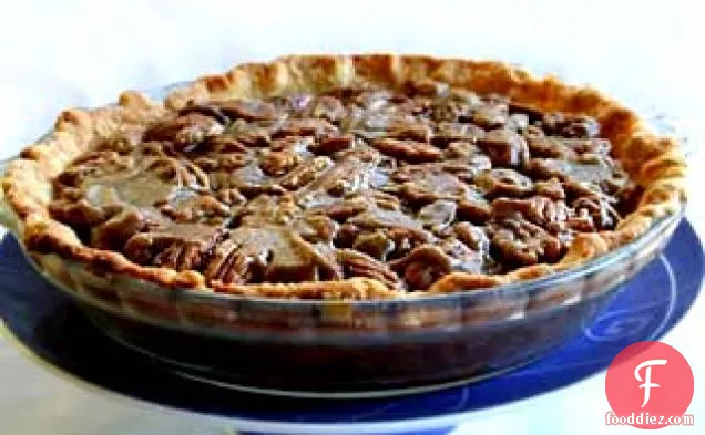 Sweet Potato Pie with Pecan Topping