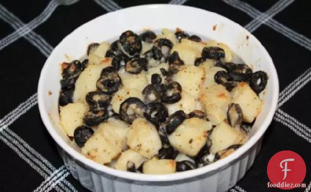Crushed Potatoes and Olives