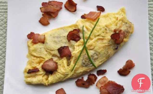 Bacon and Fried Potato Omelette