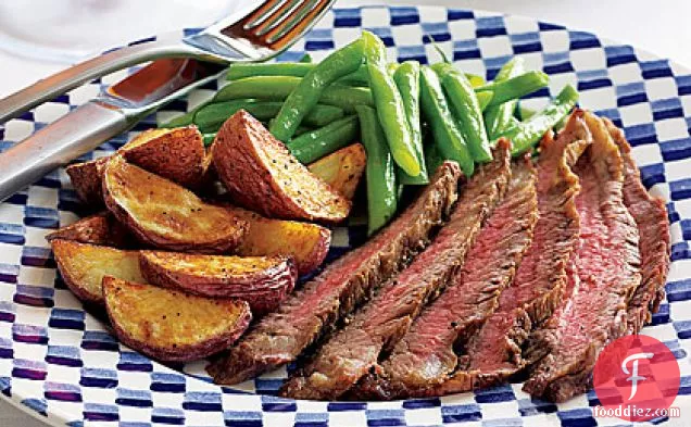 Grilled Steak with Roasted Potatoes