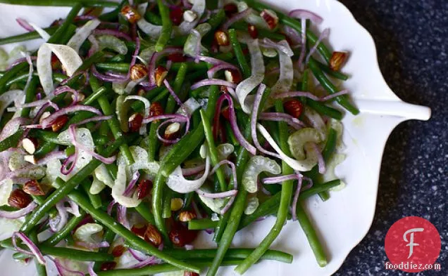 Green Bean Salad With Fried Almonds