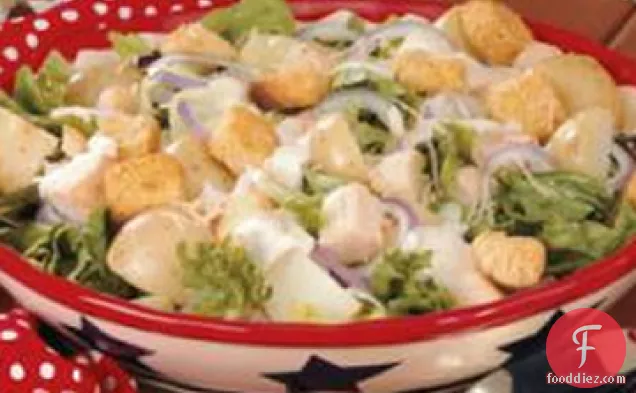 Caesar Chicken Potato Salad