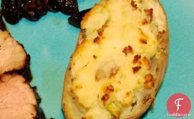 Deluxe Stuffed Baked Potatoes (not for dieters!!)