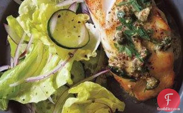 Pan-fried Cod With Mustard-caper Sauce