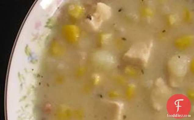 Chicken and Corn Chowder with Thyme