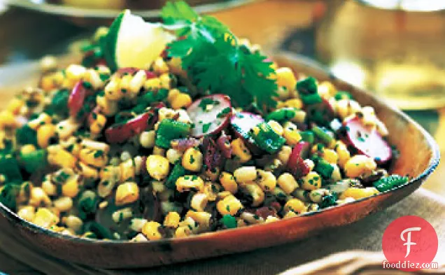 दक्षिण पश्चिम मकई, मिर्च, और जीरा सौते