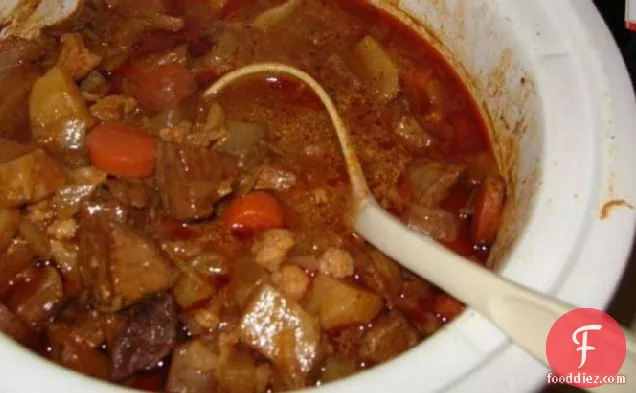 Crock Pot Spanish Inspired Beef Stew