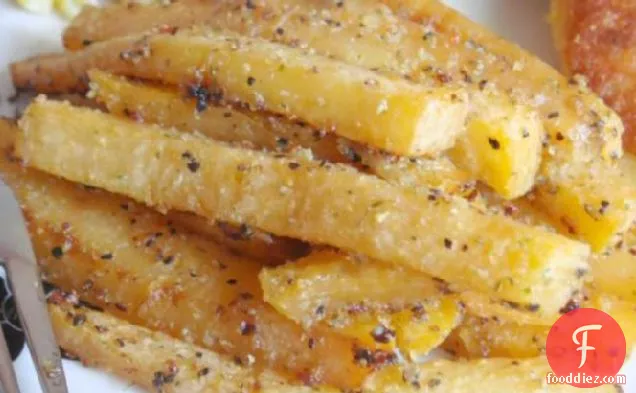 Baked Rutabaga "fries"