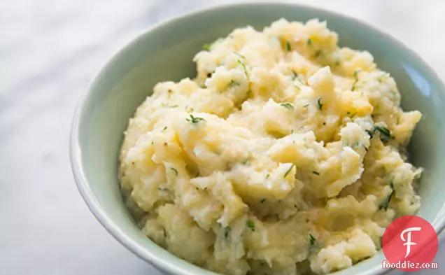 Mashed Rutabaga with Sour Cream and Dill