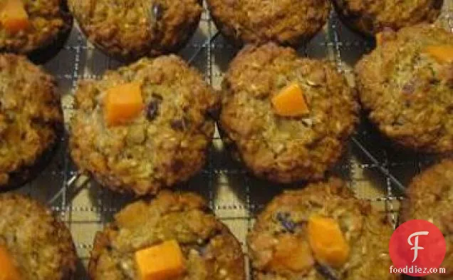Date Sweet Potato Spelt Muffins (Vegan)